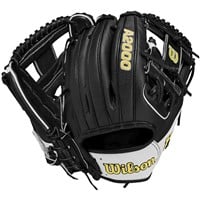 Wilson A2000 SuperSkin 1786 11.5in Baseball Glove (WBW101395115), Black/White
