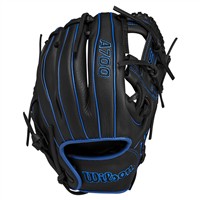 Wilson A700 11.25in Baseball Glove (WBW1014261125), Black/Royal