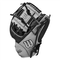 Wilson A700 11.5in Baseball Glove (WBW101427115), Black/Grey