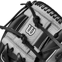 Wilson A700 11.5in Baseball Glove (WBW101427115), Black/Grey