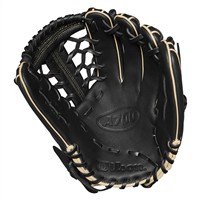 Wilson A700 12in Baseball Glove (WBW10142812), Black