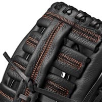 Wilson A700 12.5in Baseball Glove (WBW100129125), Black