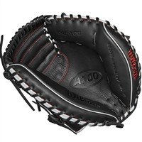 Wilson A700 32.5in Catcher Mitt (WBW101432325), Black
