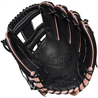 Wilson A2000 H12 12in Fastpitch Softball Glove (WBW10140312), Black