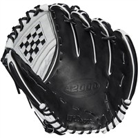 Wilson A2000 P12 12in Fastpitch Softball Glove (WBW10140412), Black/White