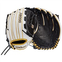 Wilson A2000 SuperSkin SC V125 12.5in Fastpitch Softball Glove (WBW10044), Grey