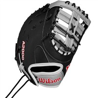 Wilson A2000 1620 12.5in Fastpitch Softball First Base Glove (WBW101644125), Black/Grey