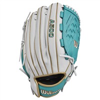 Wilson Siren 12.5 Inch Fastpitch Softball Glove (WBW101422125), White