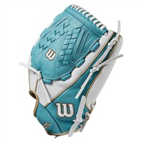 Wilson Siren 12.5 Inch Fastpitch Softball Glove (WBW101422125), White