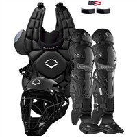 Evoshield Adult G2S Fastpitch Softball Catcher Set, Black