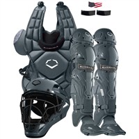 Evoshield Adult G2S Fastpitch Softball Catcher Set, Charcoal