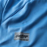 Rawlings Men's ColorSync Performance Pullover Baseball Hoodie, Light Blue