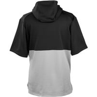 Rawlings Men's ColorSync Performance Short Sleeve Baseball Hoodie, Black