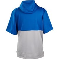 Rawlings Men's ColorSync Performance Short Sleeve Baseball Hoodie, Royal