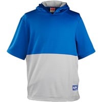Rawlings Men's ColorSync Performance Short Sleeve Baseball Hoodie, Royal