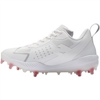 New Balance Women's Romero Duo Composite Fastpitch Softball Cleats, Black/White