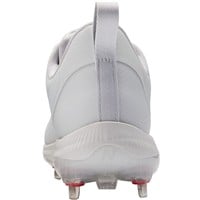 New Balance Women's Romero Duo Metal Fastpitch Softball Cleats, White/Silver