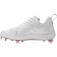 New Balance Women's Romero Duo Metal Fastpitch Softball Cleats, White/Silver