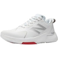 New Balance Women's Romero Duo Fastpitch Softball Turf Shoes, White/Silver