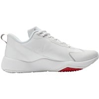 New Balance Women's Romero Duo Fastpitch Softball Turf Shoes, White/Silver