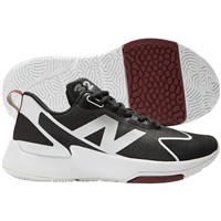 New Balance Women's Romero Duo Fastpitch Softball Turf Shoes, White/Silver
