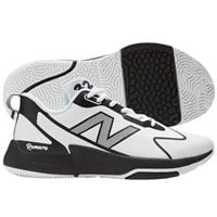 New Balance Women's Romero Duo Fastpitch Softball Turf Shoes, White/Black