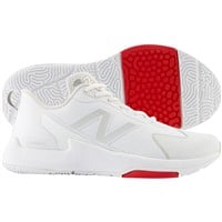 New Balance Women's Romero Duo Fastpitch Softball Turf Shoes, White/Silver