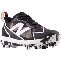 New Balance Youth Romero Duo TPU Molded Softball Cleats, Black/White