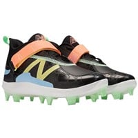 New Balance Youth LINDORV2 TPU Molded Baseball Cleats, Black/Multi