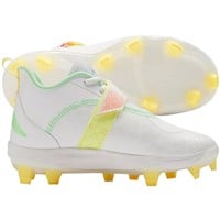 New Balance Youth LINDORV2 TPU Molded Baseball Cleats, White/Multi