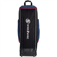 Wire2Wire XL Tournament Catchers Wheeled Bag 2.0, Navy/Red