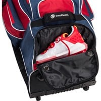 Wire2Wire XL Tournament Catchers Wheeled Bag 2.0, Navy/Red