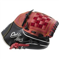 Marucci Youth Caddo V2 10in Baseball Glove (MFG2CD1000), Red/Black