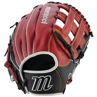 Marucci Youth Caddo V2 12in Baseball Glove (MFG2CD1200), Red/Black