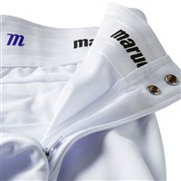 Marucci Men's Excel Full Length Tapered DoubleKnit Baseball Pants, White/Royal