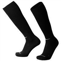 NIKE Adult Over-the-Calf Baseball and Softball Socks (2 Pairs), Black