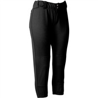 Evoshield Women's Unlocked Mid-Rise Fastpitch Softball Pants, Black