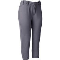 Evoshield Women's Unlocked Mid-Rise Fastpitch Softball Pants, Charcoal
