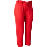 Evoshield Women's Unlocked Mid-Rise Fastpitch Softball Pants, Scarlet