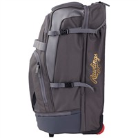 Rawlings Gold Collection Wheeled Bat Bag, Grey