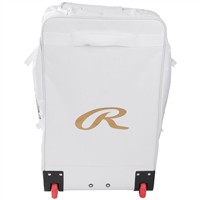 Rawlings Gold Collection Wheeled Bat Bag, White