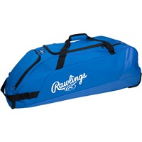 Rawlings Workhorse Wheeled Bat Bag, Royal