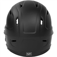 Rawlings Mach Hi-Viz Fastpitch Softball Batting Helmet, Black