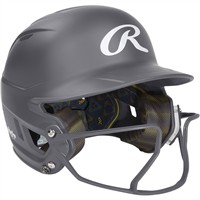 Rawlings Mach Hi-Viz Fastpitch Softball Batting Helmet, Grey
