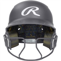 Rawlings Mach Hi-Viz Fastpitch Softball Batting Helmet, Grey