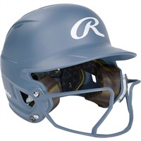 Rawlings Mach Hi-Viz Fastpitch Softball Batting Helmet, Light Blue