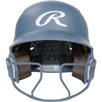 Rawlings Mach Hi-Viz Fastpitch Softball Batting Helmet, Light Blue