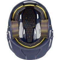 Rawlings Mach Hi-Viz Fastpitch Softball Batting Helmet, Navy