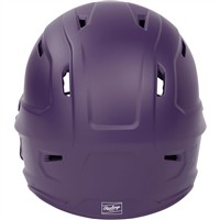 Rawlings Mach Hi-Viz Fastpitch Softball Batting Helmet, Purple