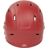 Rawlings Mach Hi-Viz Fastpitch Softball Batting Helmet, Scarlet